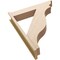 Ekena Millwork 7 1/2-in W x 36-in D x 44-in H Funston Trad Rough Cedar Woodgrain TimberThane Outlooker, Primed Tan OUTUR075X36X44FST04RCPR - alternate 4